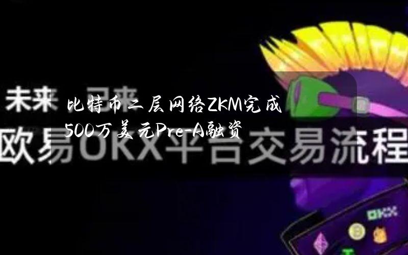 比特币二层网络ZKM完成500万美元Pre-A融资