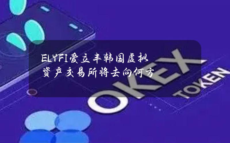 ELYFI爱立丰韩国虚拟资产交易所将去向何方？