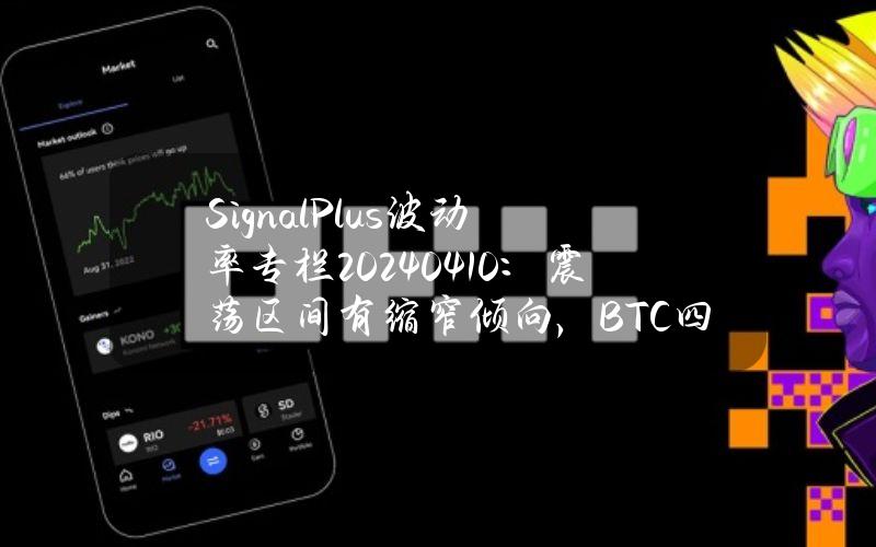 SignalPlus波动率专栏(20240410)：震荡区间有缩窄倾向，BTC四月底大量看涨期权卖出