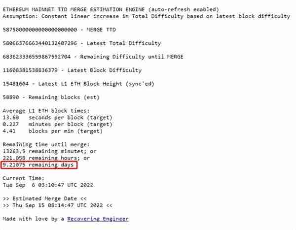 如何把握以太坊合并“准确时间”？TTD，了解一下